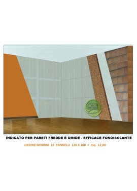 FUTURAZeta - Lastre in Sughero naturale biondo, Qualità Superiore, spessore 2 cm. (25 pannelli) densità maggiorata, isolamento