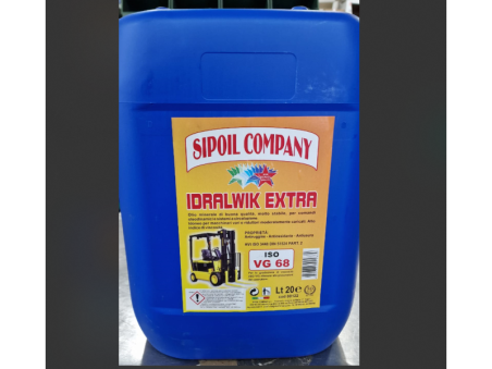 OLIO IDRAULICO IDRAULIC SIPOIL LUBRIFICANTI PER TRATTORI, 20LT 68 EXTRA