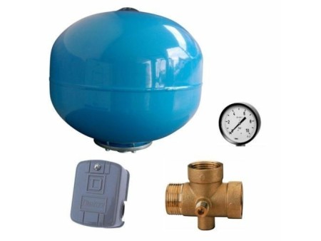 KIT AUTOCLAVE COMPLETO PRESSOSTATO, MANOMETRO, E ATTACCO A 5 VIE