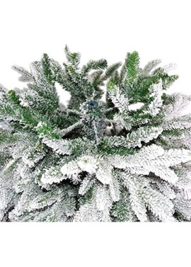 XONE Albero di Natale Kennedy INNEVATO 180cm | Pino Realistico ed Elegante con Neve | Abete in PE Effetto Real Touch + PVC Altis