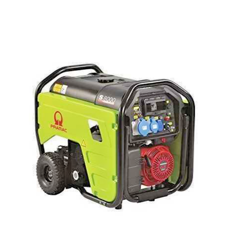 GRUPPO ELETTROGENO PRAMAC � S8000-SHI ISO AVR 230 V, 6,00 KVA) HONDA GX390