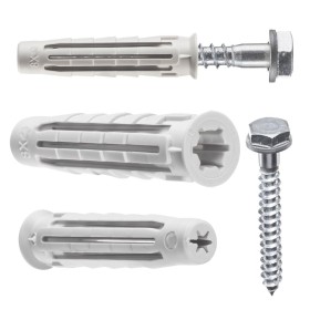 T6/VTER 12x60 pz 50 Ancorante leggero universale ad espansione pluridirezionale. Versione con vite testa esagonale con rondella