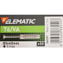 ELEMATIC – Tasselli T6/VA 8 X 40 Vite svasata Pozidriv zincato cromato 50PZ