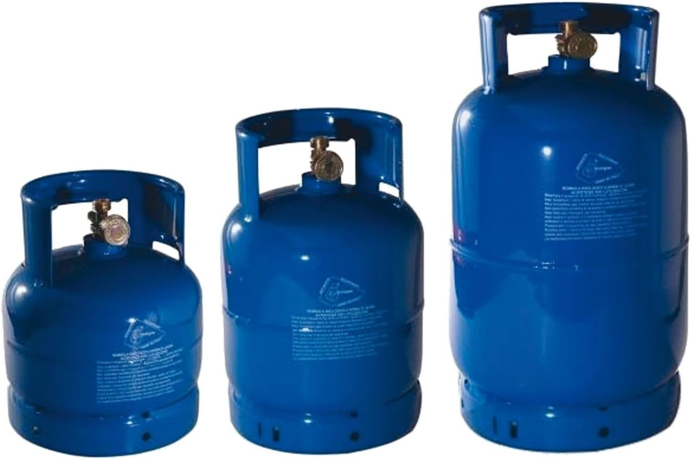 EUROCAMPING BOMBOLA Gas GPL 3KG Vuota Ricaricabile da Campeggio