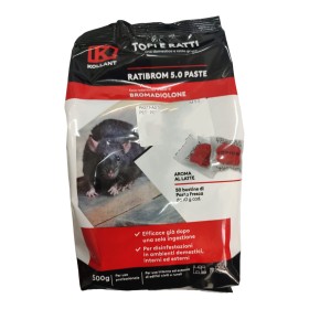 KOLLANT Ratibrom 5.0 Esca Topicida in Pasta 500gr. 50 BUSTINE aroma latte