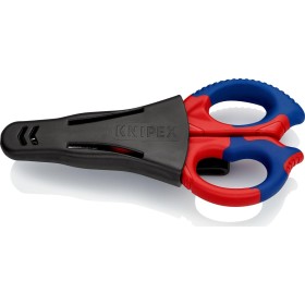 Knipex Forbici Da Elettricista Rivestiti in Matieriale Bicomponente, Rinforzato in Fibra di Vetro 155 Mm (Confezione