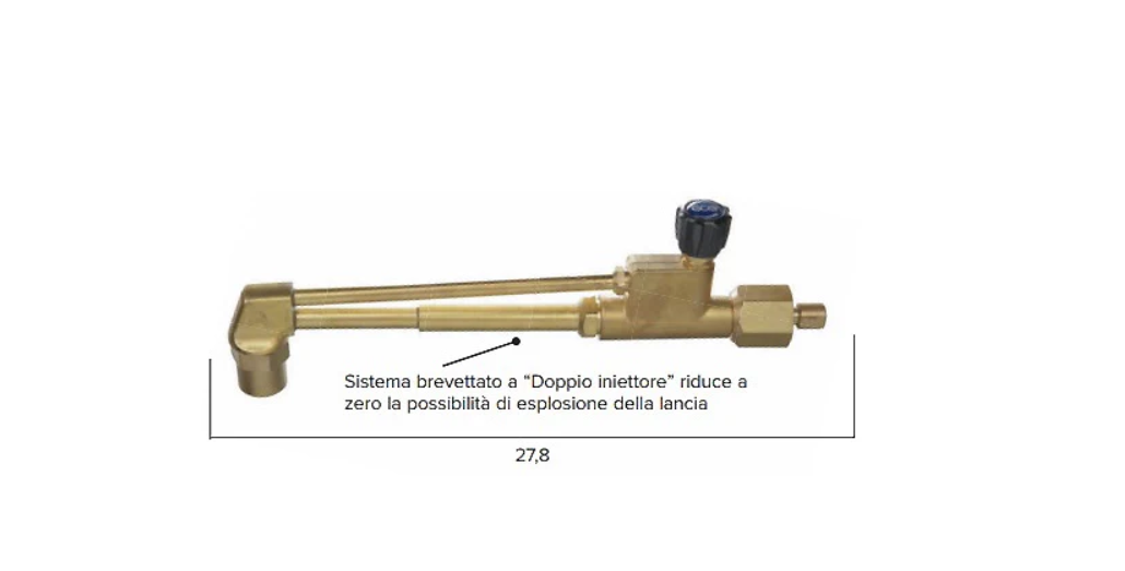 LANCIA TAGLIO PROGRESS A RUBINETTO PER MUJEVR TAGLIO MAX 300MM