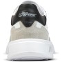 U-Power Urban Lifestyle Helix, Scarpe Sportive e Casual Bianche, Nere e Beige in Morbida Pelle. Sneakers Basse con Suola
