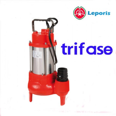 LEPORIS POMPA SOMMERSA trifase PER FOGNATURA SUPERJOB 150:290