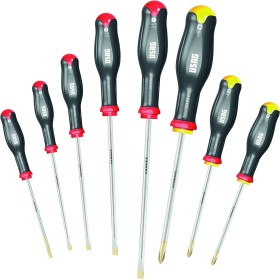 USAG 324SH8 Serie 8 giraviti per Viti a Taglio e Croce, Nero