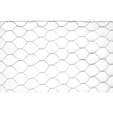 VERDELOOK Rete Metallica zincata Esagonale Esazinc 0,5x10 m con Maglia 50 mm, Diametro Filo 0.9 mm