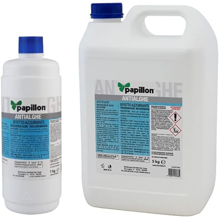 Antialghe per piscine con effetto azzurrante confezione da 5 kg