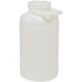 Ecoplast | Fusto in Plastica a Bocca Larga con Guarnizione e Tappo, Capienza 10 Lt, Colore Neutro, ø220x407, Made in Italy