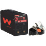 AWELCO SALDATRICE INVERTER 200 A AMP mod. ARC 250 + CASCO ELMETTO DI PROTEZIONE