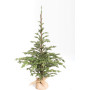 XONE Pinetto PE Effetto Real Touch 90cm | Mini Albero di Natale Artificiale con Base in Juta