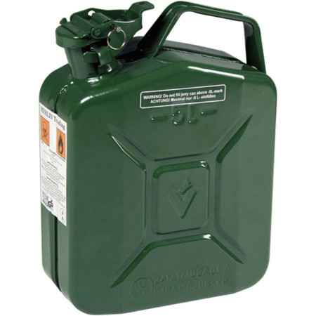 Maurer 80094 Tanica in Metallo, TUV-GS, 10 L, Verde