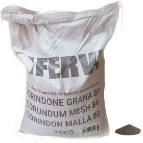 Corindone per sabbiatura 80 gr - 9 Mohs (durezza)