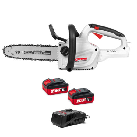Kit Elettrosega a Batteria 20V MAX Crown CT29006HX - 2 Batterie 5Ah e Caricatore Inclusi