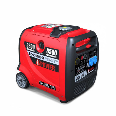 AiPOWER Inverter Generatore SC4000iE-O 3800 Watt Benzina - Silenzioso ed Efficiente