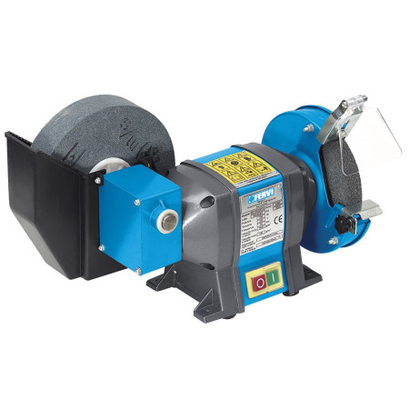 FERVI SMERIGLIATRICE COMBINATA DA BANCO CON MOLA AD ACQUA E A SECCO Ø150 X 200 MM