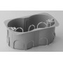 AKIFIX NAIE01001G - SCATOLA INCASSO PORTAFRUTTO 3 MODULI GRIGIA - AKIFIX®