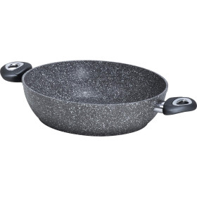 Aeternum, Madame Petravera 3.0, Tegame Antiaderente, Ideale per Induzione, Diametro 28 cm, Full Induction, Grigio