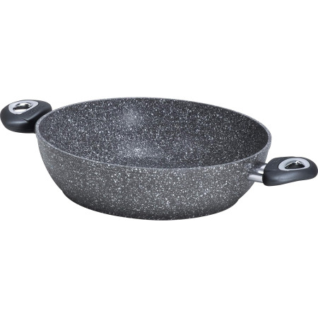 Aeternum, Madame Petravera 3.0, Tegame Antiaderente, Ideale per Induzione, Diametro 28 cm, Full Induction, Grigio
