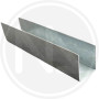 12pz Profilo guida ad "U" 3mt 28x16.2x28 per Cartongesso - Lamiera Zincata, Impiego Interno