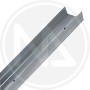 Guida ad "U" 4mt 40x75x40 per Cartongesso  Lamiera Zincata