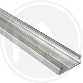 PROFILO MONTANTE 4MT 15x50x15 BORDO ARROTONDATO per CARTONGESSO