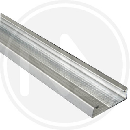 PROFILO MONTANTE 4MT 27x50x27  BORDO ARROTONDATO per CARTONGESSO