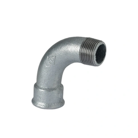 Curva Lunga 90° Maschio/Femmina in Ghisa Zincata – Vari Diametri