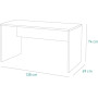 COMPOSAD | Scrivania della Linea DISEGNO, Scrivania PC, Scrivania Moderna, (LxAxP) 138,20x74,50x69 cm, Colore Rovere Sonoma, per