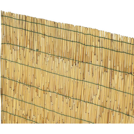VERDELOOK Arella Cina in cannette Bamboo pelato, 5x3 m, bambù per recinzioni e Decorazioni