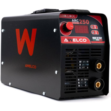 Saldatrice Inverter Awelco ARC 250 200A con Casco di Protezione Incluso