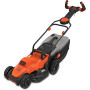 BLACK+DECKER RASAERBA 1400 W, LARGHEZZA TAGLIO 34 CM, 6 ALT. TAGLIO 20-70 MM, E-DRIVE, CAPACITA' CESTO 40 L, INNOVATIVA