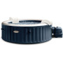 Intex 28430EX - PureSpa Vasca Idromassaggio Gonfiabile Bubble Massage, 4 posti, 140 Getti, Riscaldatore, PVC, Blu Navy, 196x71