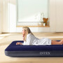 Intex 64756 - Materasso Gonfiabile Dura-Beam Classic Downy Singolo, PVC, Blu, 76x191x25 cm