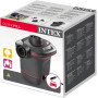 Intex 66638 - Pompa Elettrica Portatile QuickFill a Batterie per Gonfiaggio e Sgonfiaggio, Plastica, Grigio