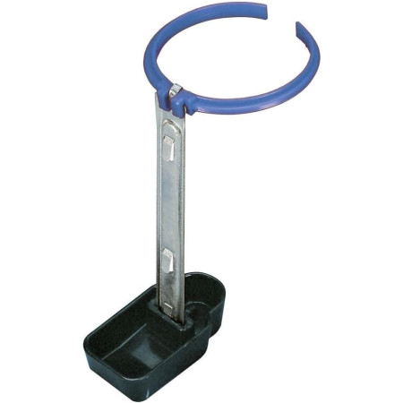 Abbeveratoio Portabottiglia In Pvc. Con Asta In Ferro Zincato.