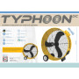 CFG Typhoon DC Ventilatore Industriale con motore DC 280 W Diametro 100 cm Pale in alluminio rivettate Variatore di velocità