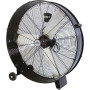 Zephir ZDM90CM Ventilatore Industriale da Terra Professionale con Ruote Struttura Interamente in Metallo Superpotente Pala 90 cm