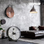 Zephir ZDM90CM Ventilatore Industriale da Terra Professionale con Ruote Struttura Interamente in Metallo Superpotente Pala 90 cm