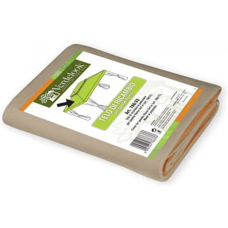 VERDELOOK Telo di Ricambio Superiore per Gazebo Roma 786/7C, 3x4 m