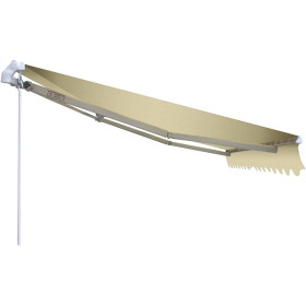 VERDELOOK Tenda da Sole Itaca avvolgibile ad inclinazione fissa, larghezza 3 m e sporgenza 2 m, beige