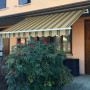 VERDELOOK 821/19 Tenda da Sole Itaca avvolgibile ad inclinazione fissa, larghezza 2,5 m e sporgenza 2 m, beige verde