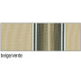 VERDELOOK 821/19 Tenda da Sole Itaca avvolgibile ad inclinazione fissa, larghezza 2,5 m e sporgenza 2 m, beige verde