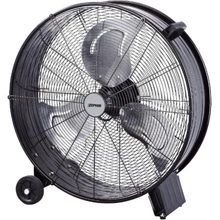 ZDM60CM Ventilatore Industriale da Terra Zephir Professionale con Ruote Struttura Interamente in Metallo Superpotente Pala 60 cm
