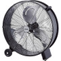 ZDM60CM Ventilatore Industriale da Terra Zephir Professionale con Ruote Struttura Interamente in Metallo Superpotente Pala 60 cm