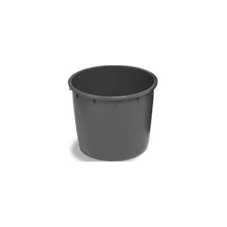Mastellone Rotondo 1000 Lt Nero in Plastica per Uso Enologico e Agricolo